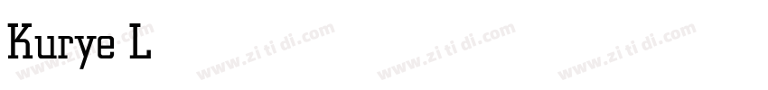 Kurye Light字体转换